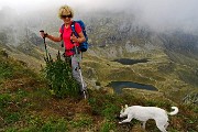 In vetta al Monte Valletto dal Monte di Sopra e al Monte Triomen il 21 sett. 2015